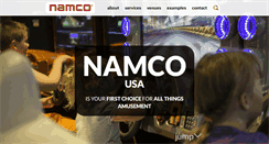 Desktop Screenshot of namcoentertainment.com