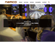 Tablet Screenshot of namcoentertainment.com